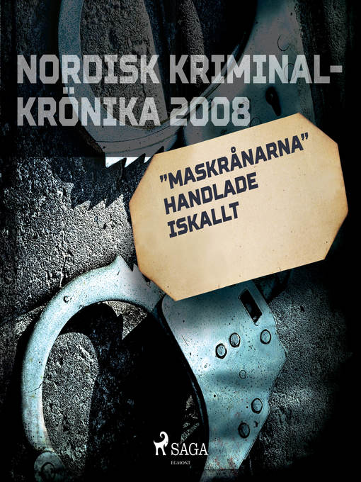 Title details for "Maskrånarna" handlade iskallt by Diverse - Wait list